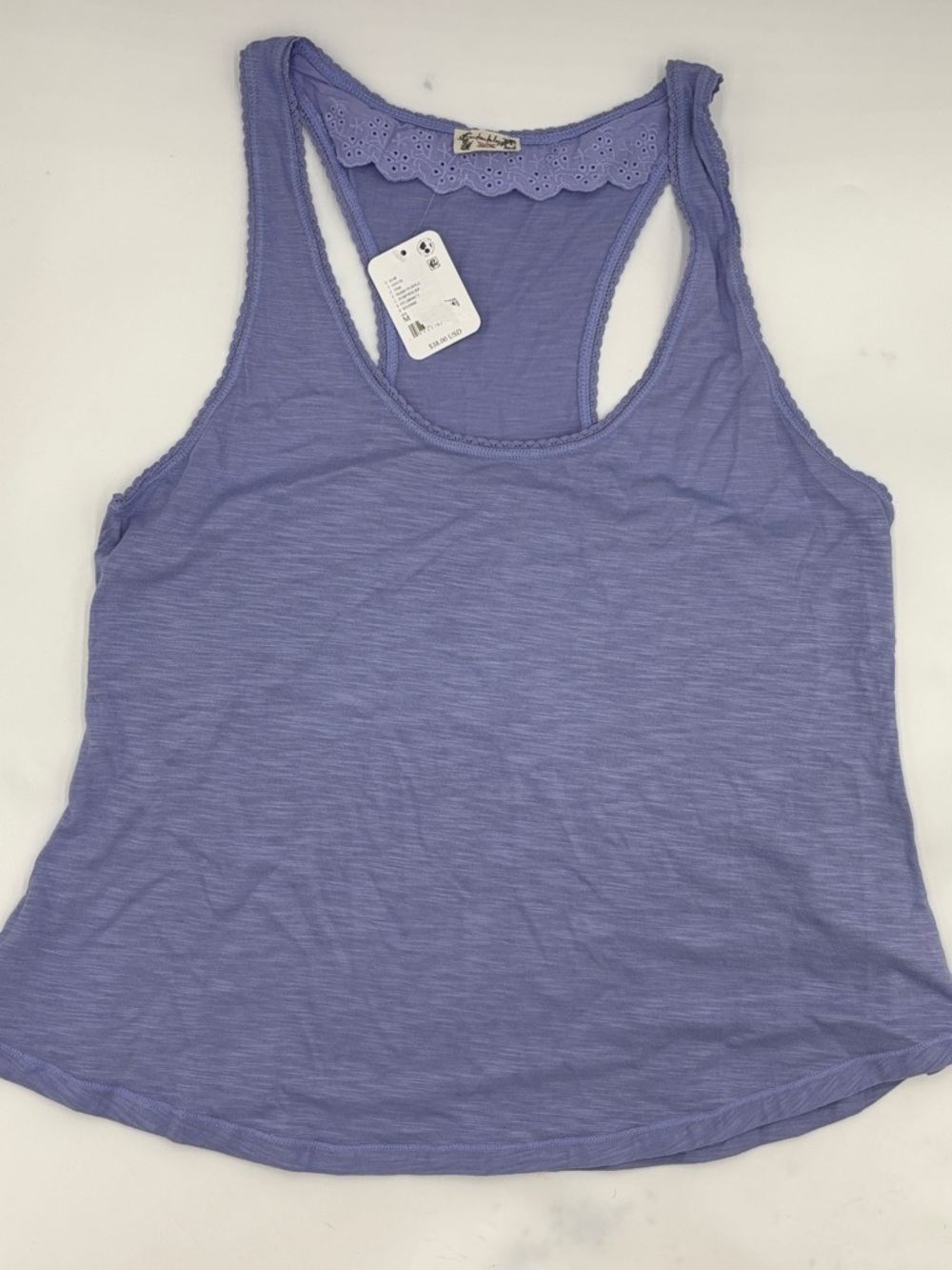 Intimately x Free People New Day Racerback Tank Top in Perri Purple